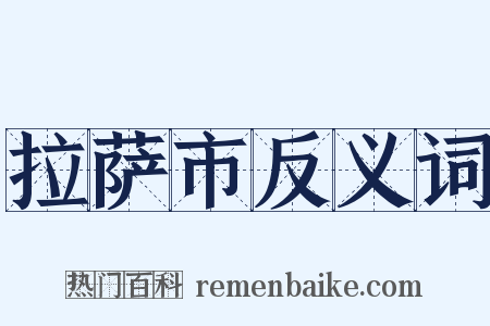 拉萨市反义词是什么意思的图片